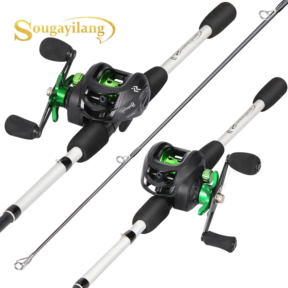 Combo Canne Casting 3-20g + Moulinets Casting 10Kg SOUGAYILANG