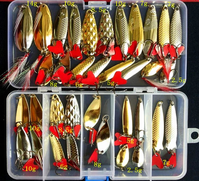 Cuillère Ondulante avec Boite de Rangement