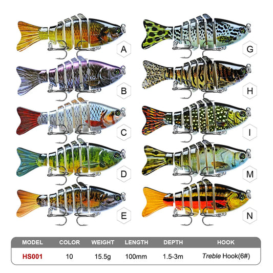 Leurres Durs Articulé 15g