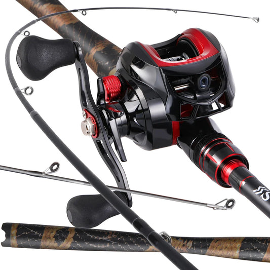 Combo Premium Canne Casting 3-20g + Moulinets Casting SOUGAYILANG