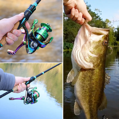 Combo Canne Spinning 3-20g + Moulinets Spinning SOUGAYILANG