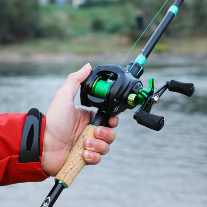 Combo Canne Casting 3-20g + Moulinets Casting 10Kg SOUGAYILANG